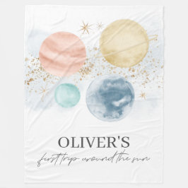 Erste Reise um den Sonnenraum Fleecedecke