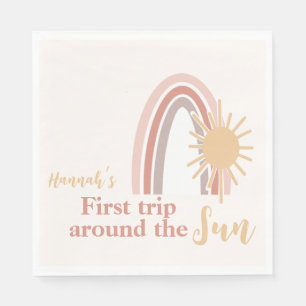 Erste Reise um den Sun Boho Rainbow Serviette