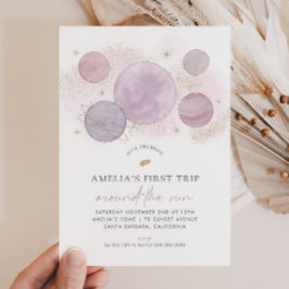 Erste Reise um die Sonne 1. Geburtstag Einladung