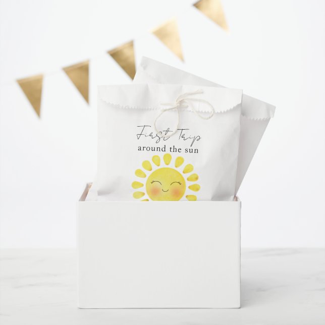 Erste Reise um die Sonne 1. Geburtstag  Geschenktütchen (Party)