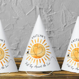 Erste Reise um die Sonne 1. Geburtstag Partyhütchen