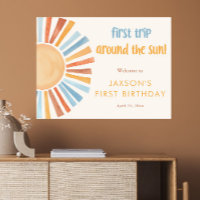 Erste Reise um die Sonne erste Geburtstagsparty