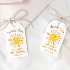 Erste Reise um die Sonne Geburtstag Vielen Dank Geschenkanhänger