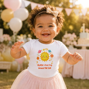 Erste Reise um die Sonne/individuell Baby Strampler