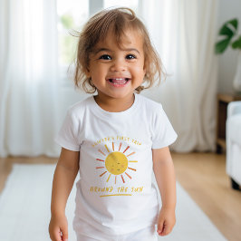 Erste Reise um die Sonne Kinder 1. Geburtstag Baby T-shirt