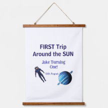 Erste Reise um die Sonne Planet Astronaut Geburtst