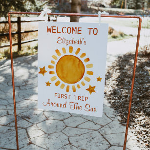 Erste Reise um die Sonne - Sonnenschein Willkommen Poster