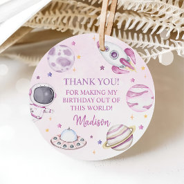 Erste Reise um die Sun Girl Space 1. Geburtstag Geschenkanhänger