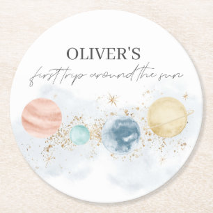 Erste Reise um die Sun Paper Untersetzer