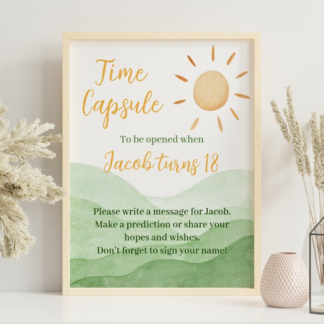 Erste Reise um Sun Birthday Time Kapselunterschrif Poster (Von Creator hochgeladen)