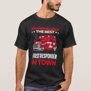 Erste Responder Ambulance Ems Police Emt Paramed T-Shirt