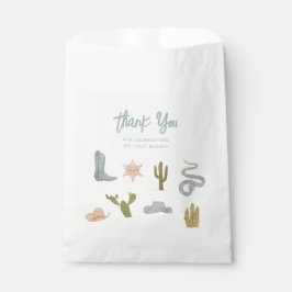 Erste Rodeo Blue Birthday Party Geschenktütchen