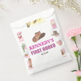 Erste Rodeo Cowgirl 1. Geburtstagsparty Geschenktütchen