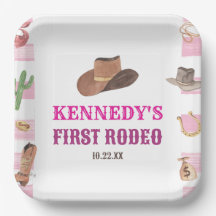 Erste Rodeo Cowgirl 1. Geburtstagsparty
