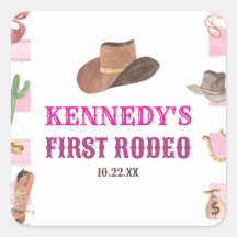 Erste Rodeo Cowgirl 1. Geburtstagsparty