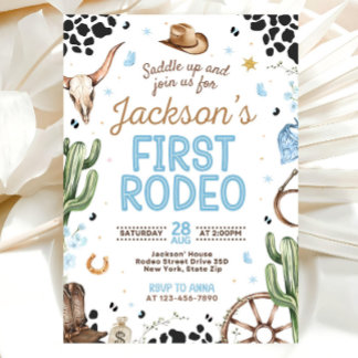 Erste Rodeo-Einladung, Meine 1. Rodeo-Einladung Einladung