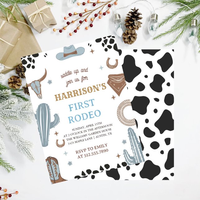Erste Rodeo-Einladung, meine erste Rodeo-Einladung Einladung (Von Creator hochgeladen)