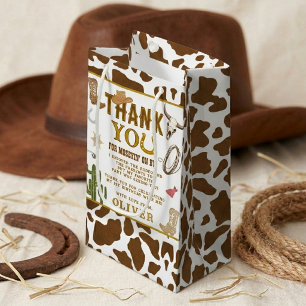 Erste Rodeo Western Cowboy Boys 1. Geburtstagsfeie Kleine Geschenktüte