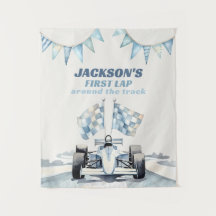 Erste Runde auf der Rennstrecke Rennwagen 1. Gebur