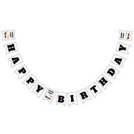 Erste Runde um die Strecke, glückliche Geburtstags Wimpelkette