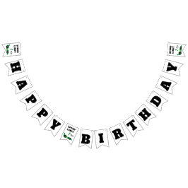 Erste Runde um die Strecke, glückliche Geburtstags Wimpelkette