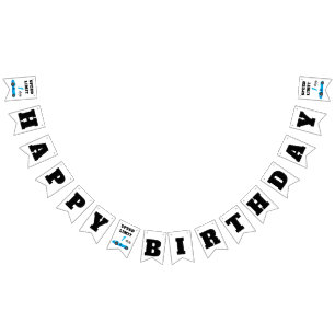 Erste Runde um die Strecke, glückliche Geburtstags Wimpelkette