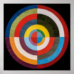 Erste Scheibe Robert Delaunay Poster