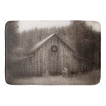 Erste Schnee-im November Bad-Matte