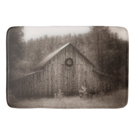 Erste Schnee-im November Bad-Matte Badematte