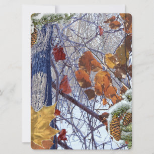 Erste Schnee Winter Camouflage Print