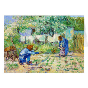 Erste Schritt-(nach Hirse) Vincent van Gogh-Kunst