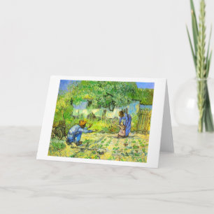 Erste Schritte, 1890 Vincent van Gogh. Karte