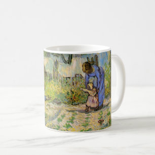 Erste Schritte (nach Millet) von Vincent van Gogh Kaffeetasse