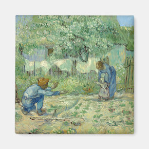 Erste Schritte nach Millet von Vincent Van Gogh Magnet