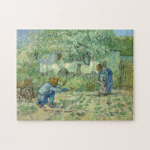 Erste Schritte nach Millet von Vincent Van Gogh Puzzle