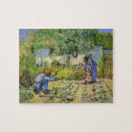 Erste Schritte (nach Millet) von Vincent van Gogh Puzzle