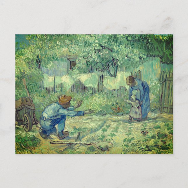 Erste Schritte Postkarte (Vorderseite)