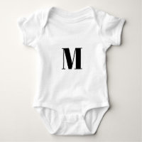 Erste Schwarz-weiße Anpassung von Monogramm