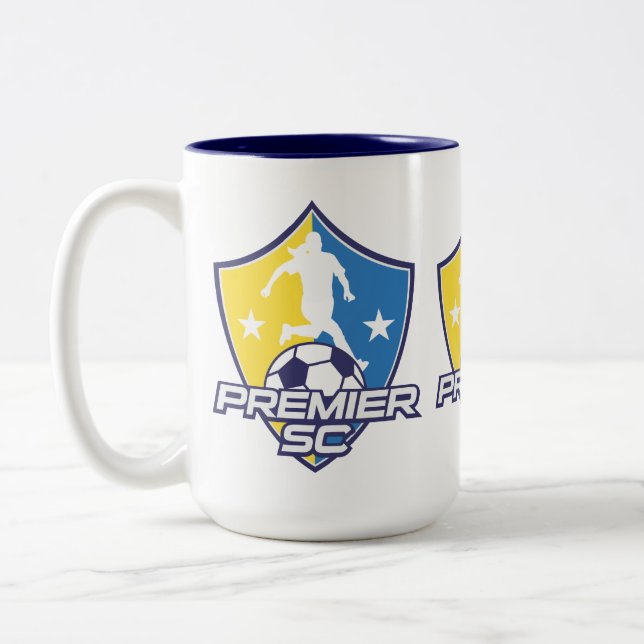 Erste SCTasse Zweifarbige Tasse (Links)