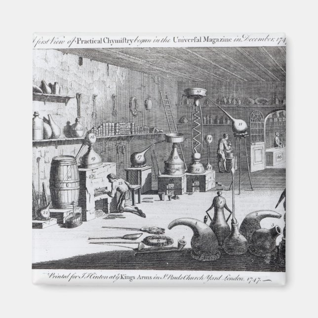 Erste Sicht der praktischen Chemie Magnet (Vorne)