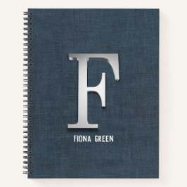 Erste Silver-Leinwand Notizbuch