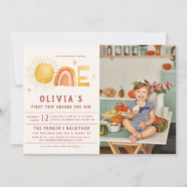Erste Sonnenreise | 1. Geburtstag Party Einladung