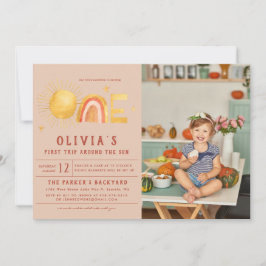 Erste Sonnenreise | 1. Geburtstag Party Einladung