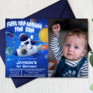 Erste Sonnenreise mit Foto Einladung