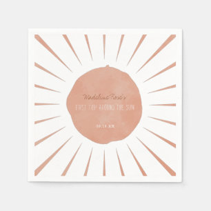 Erste Sonnenreise Terracotta Sunshine Serviette