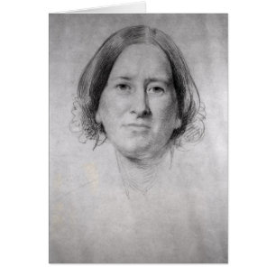 Erste Studie für das Portrait von George Eliot