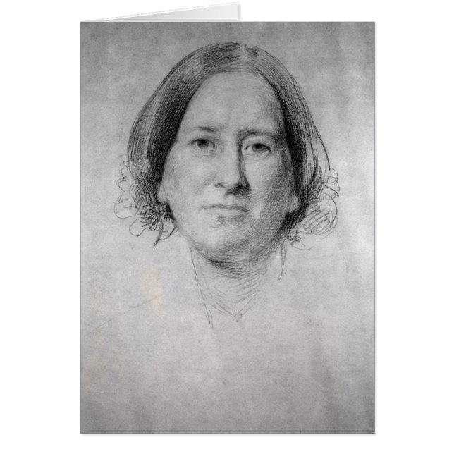 Erste Studie für das Portrait von George Eliot (Vorne)