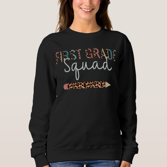 Erste Stufe bis Leopard für 1. Klasse T Sweatshirt (Vorderseite)