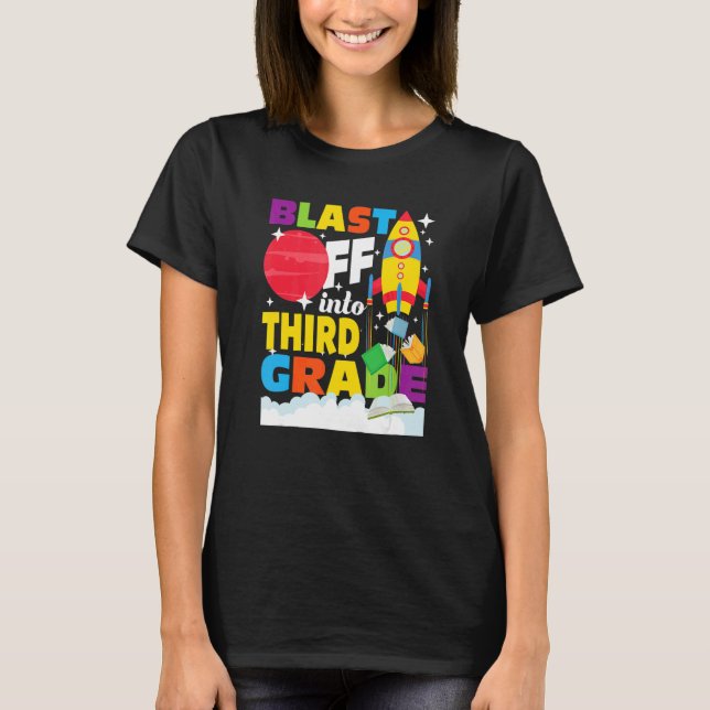 Erste Stufe der Schule 3 T-Shirt (Vorderseite)