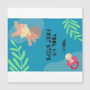 Erste Stufe des Babys Magnetkarte